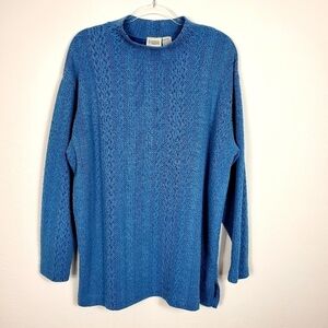 CLASSIC ELEMENTS MOCK NECK SWEATER